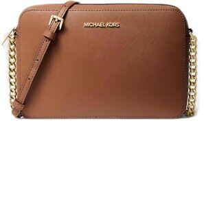 Michael Kors Jet Set Logo Crossbody Bag Luggage -BRAND NEW with tags